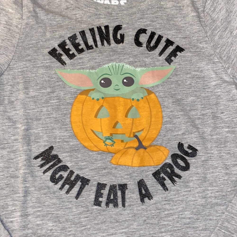 Star Wars Baby Yoda Halloween 🎃 LS Shirt
